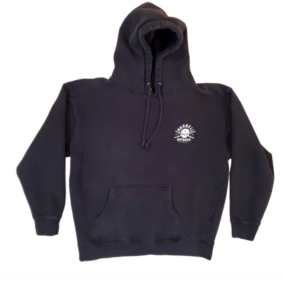 Barbell Brigade Rebirth Hoodie Black Large - Picture 1 of 6